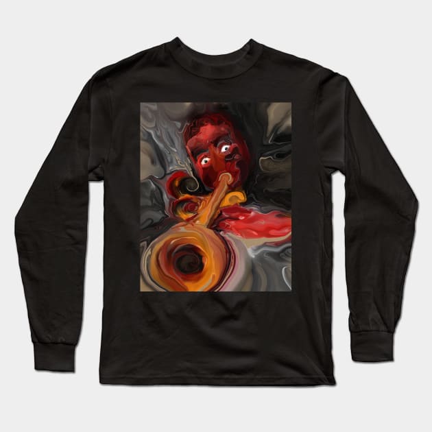 Satchmo Long Sleeve T-Shirt by Jirka Svetlik